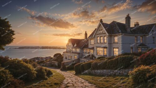 Majestic Coastal House Near Plymouth Overlooking English Channel