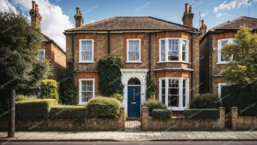 Classic Two-Storey Brick House in London Suburb