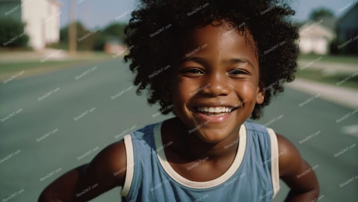 Child's Pure Joyful Reaction Captured in Photo