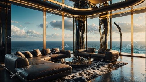 Luxurious Coastal Apartment with Panoramic Ocean View