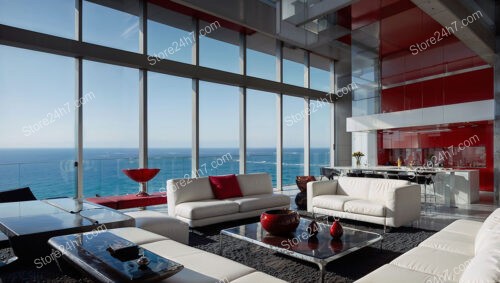 Sleek Modern Condo Design with Expansive Ocean View