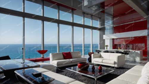 Sleek Modern Condo Design with Expansive Ocean View