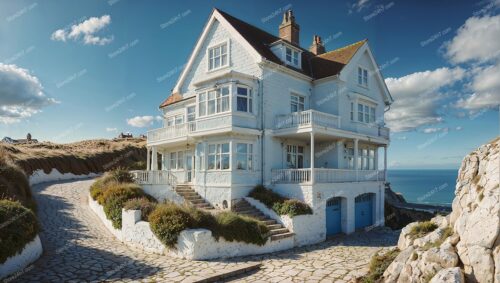 Quaint Seaside House Overlooking the English Channel