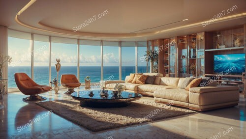 Opulent Ocean View Condo Blends Comfort with Elegance