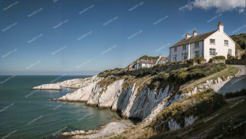 Clifftop House Overlooking the English Channel