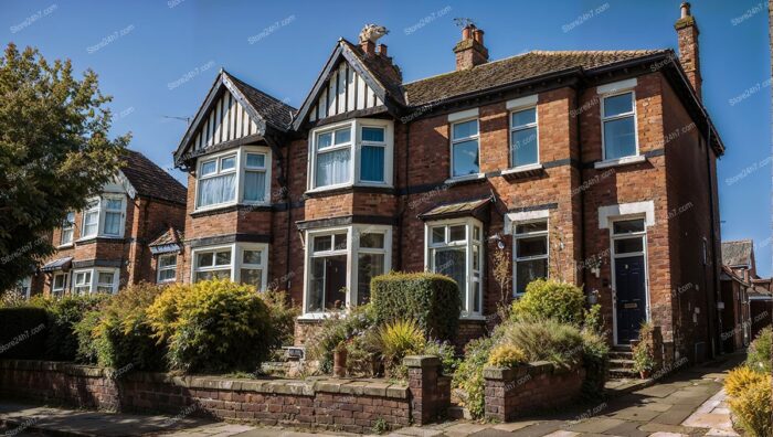 Brick Family Homes in Liverpool’s Residential Area