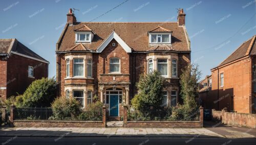 Historic British Family House in Liverpool Suburb