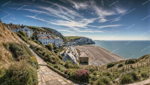 Coastal Home Overlooking the English Channel