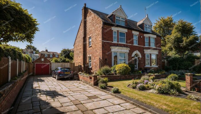 Spacious Red Brick English House in Liverpool, UK
