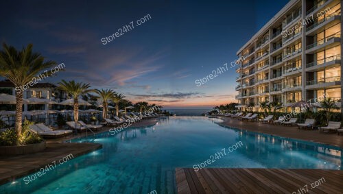 Sunset Serenity at a Luxury Coastal Condominium