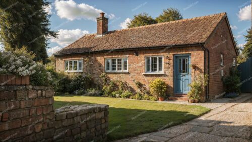 Quaint English Family Cottage in Rural Countryside