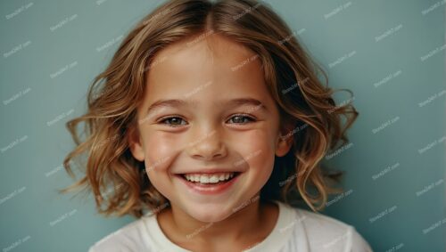Pure Joy: Happy Child's Genuine Smile Captured