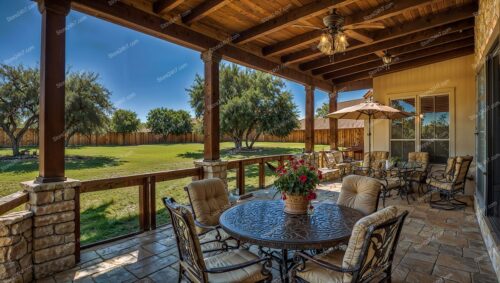 Sunny Patio on a Beautiful Ranch Property