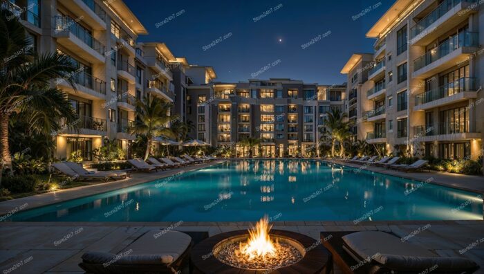 Evening Serenity at an Upscale Coastal Condo