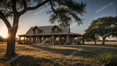 Sunlit Classic Ranch House with Expansive Landscapes