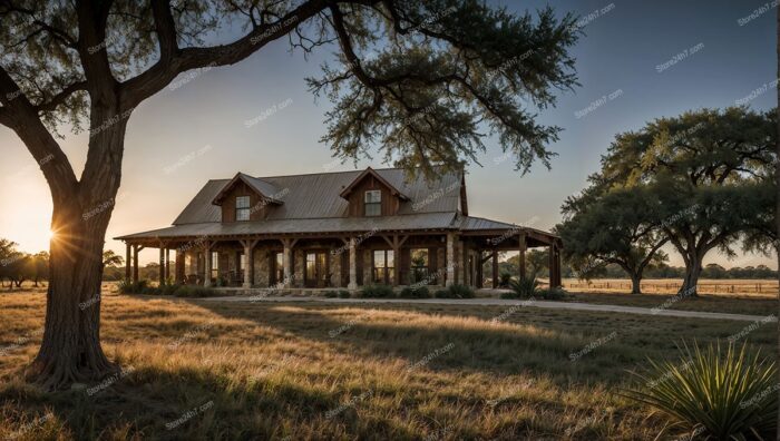 Sunlit Classic Ranch House with Expansive Landscapes