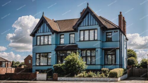Blue Family Home in Liverpool, United Kingdom