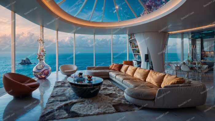 Modern Penthouse Perfection with Panoramic Ocean Views