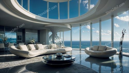 Luxurious Penthouse with Panoramic Ocean View Design