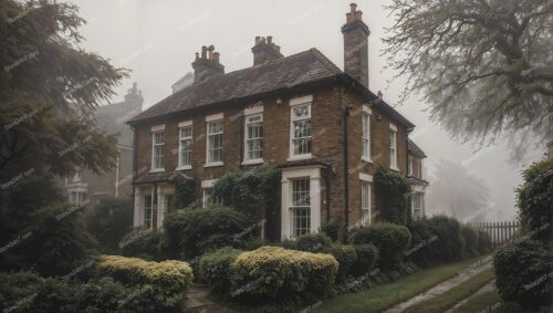 Elegant Family Home in Misty London Setting