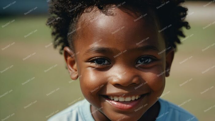 Child's Pure Joyful Expression Captured Perfectly in Photo