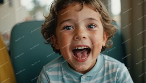 Child’s Exuberant Joyful Reaction Captured in Photograph