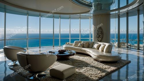 Serene Luxury: Coastal Penthouse with Stunning Ocean View