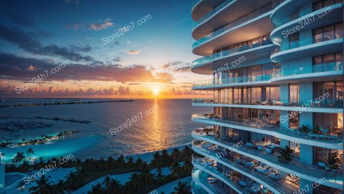 Sunset Dreams: Luxurious Coastal Living Overlooking the Ocean