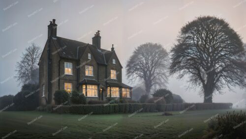 Stately Family Home in Misty London Countryside