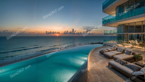 Sunrise Splendor at Modern Oceanfront Luxury Condos