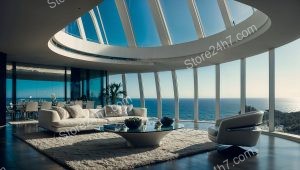 Luxurious Coastal Penthouse with Stunning Ocean View Panorama