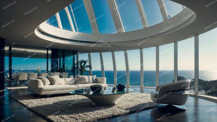 Luxurious Coastal Penthouse with Stunning Ocean View Panorama