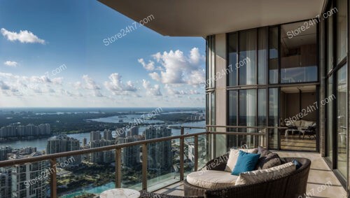 Panoramic Ocean View from a Luxurious Coastal Condo