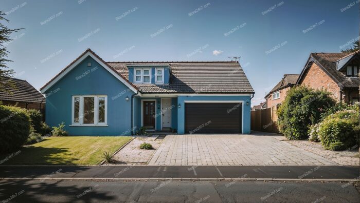 Charming Blue Cottage-Style House in Liverpool Suburb