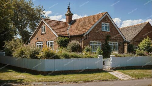 English Family Home in Rural Countryside