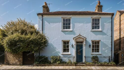 Charming Blue Historic House in London Suburb