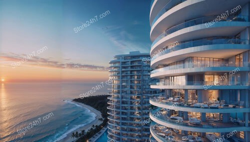 Coastal Luxury Condo Living at Sunset