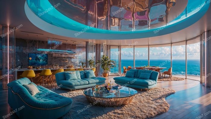 Ultra-Modern Penthouse Design with Breathtaking Ocean View