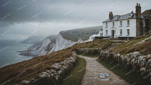 Seaside House Overlooking Dover's White Cliffs and Sea