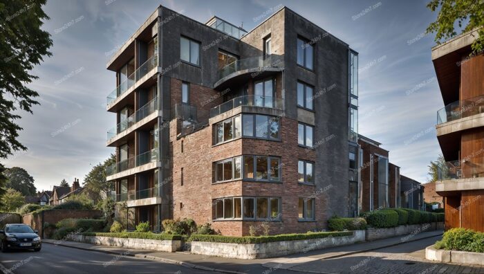 Contemporary and Classic Multifamily Residential Building in England