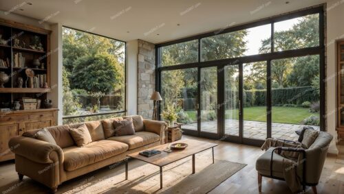 Elegant UK Property with Spacious Veranda and Garden