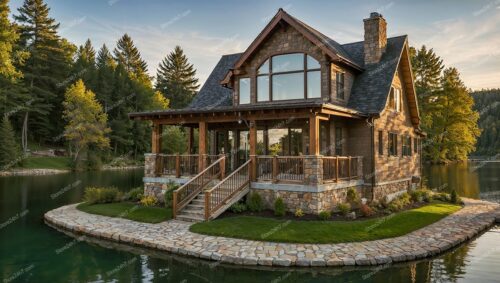 Charming Cottage on Serene English Lakefront Property