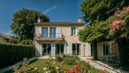 Charming French Cottage with Lush Garden in Île-de-France