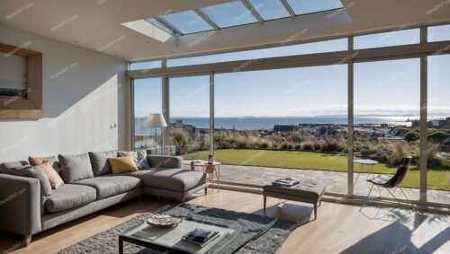 Modern Coastal Home with Panoramic Scottish Sea Views