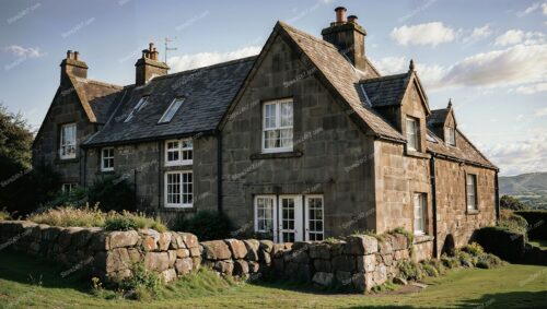 Stone Manor in Scotland’s Rolling Countryside