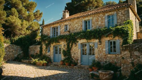 Timeless Stone Cottage in Picturesque French Countryside