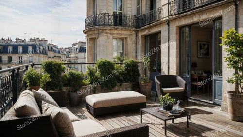 Luxurious City Apartment Terrace in Central France