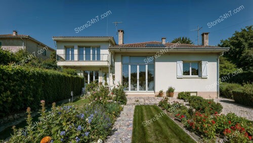 Beautiful French House with Vibrant Garden in Île-de-France