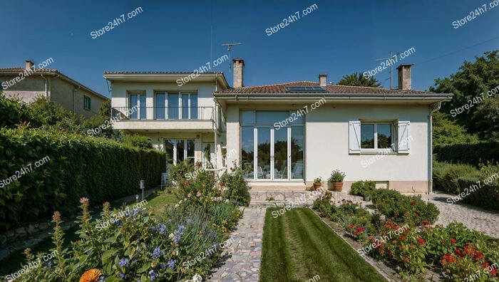 Beautiful French House with Vibrant Garden in Île-de-France