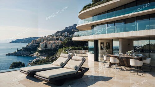 French Riviera Villa with Panoramic Coastal Views
